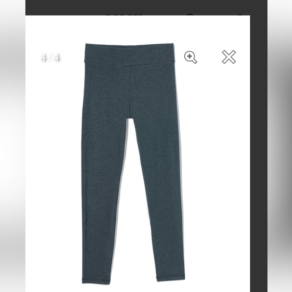 NEW Hue ultra leggings with wide waistband in graphite gray - Picture 4 of 8